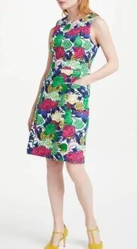 Boden Petite Retro Pocket Floral Sheath Mini Dress 6