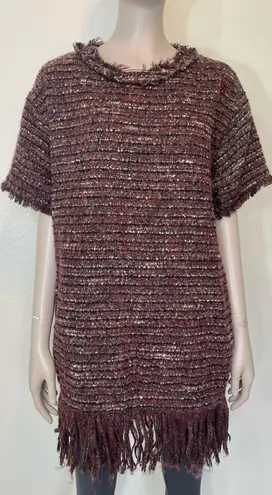 ASTR The Label Margo Fringe Hem Shift Dress