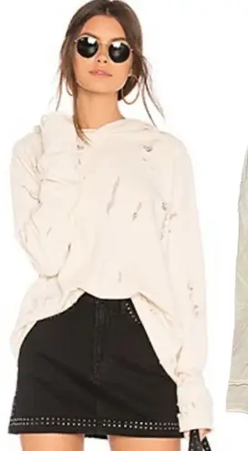 Generation Love Sierra Sweatshirt Hoodie White Cream Size Medium