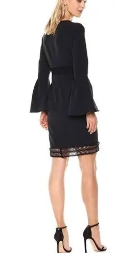 Catherine Malandrino Ursa Open Stitch Bell Sleeve Dress Women’s Size 2 NWT