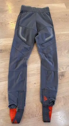 adidas By Stella McCartney Climaheat Warm Stirrup Tights Run Gym 2XS XXS Gray