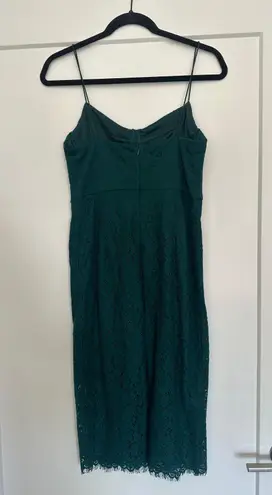 Lush Clothing Green Lace Dress