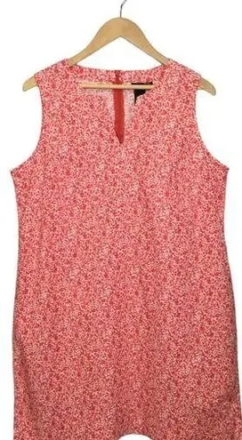Krass&co Venezia Jeans Clothing Dress Womens 16 Floral V Neck Sleeveless Tank Red
