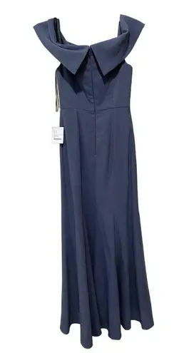 Dessy Collection Off the Shoulder Crepe Column Gown TYLE 3030 Size 0