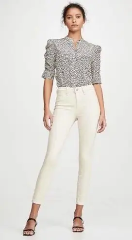 L'Agence L’Agence Margot High Rise Skinny Jeans in Granite Cream Size 27