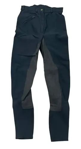 Ariat  Harmony Womens Black Full Seat Riding Breeches Pants Sz 26L Knee Patch