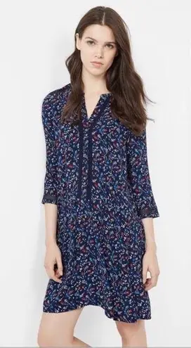 Comptoir des Cotonniers Veilhan Dress in Floral Navy Blue XS