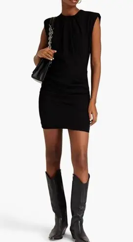 IRO Hivi ruched crepe mini dress