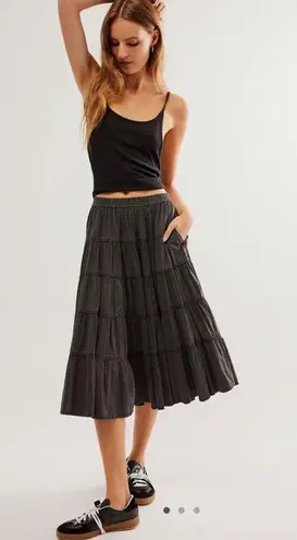 Free People NWOT  in full swing midi skirt