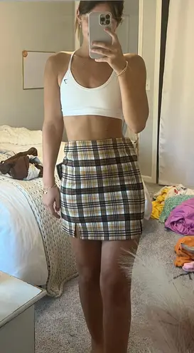 Marshalls Plaid mini skirt 