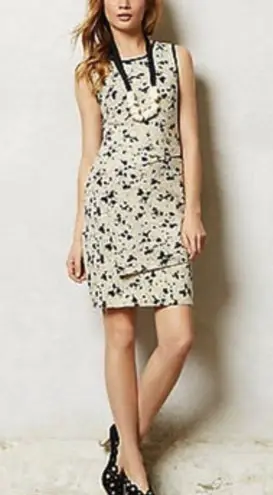Anthropologie Girls from Savoy Arabella Dress 100% Merino Wool Sz Large Spotted