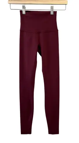 Lululemon NEW  Wunder Train SIZE 0  High-Rise Tight 28"  Red Merlot  SOLD OUT