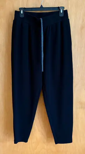 Varley Black Joggers Sweatpants Lounge Pants Drawstring Waist Women's Medium