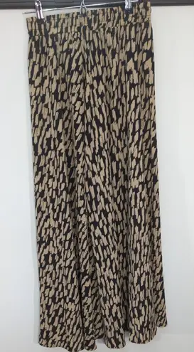 Bluetime Womens Maxi Skirt Black Cream Patterned M NWT Size M