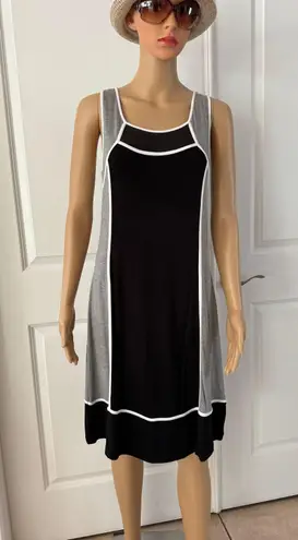 EUC Spense Pullover Sleeveless Jersey Dress Black
