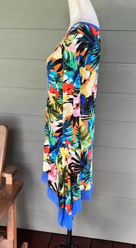 cupio  Sharkbite Hem Tropical Dress