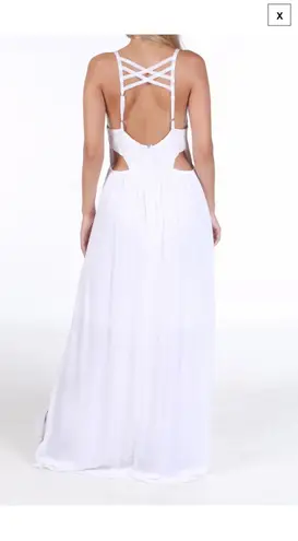 LA Made Mara Embroidery Maxi Dress