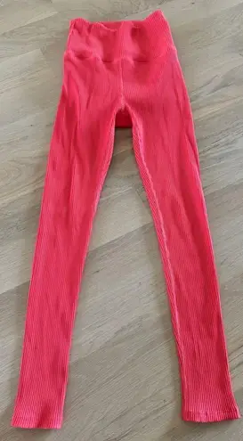 Carbon 38 Ribbed 7/8 Legging cayenne size XS
