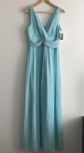 Donna Morgan New Sleeveless Empire-Waist Gown