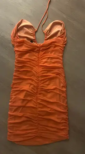 Cotton Candy LA Orange Body on Mini Dress