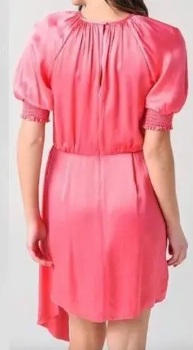 Saylor Zulu Minidress in Melon Pink Size Large