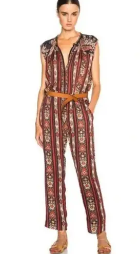 Isabel Marant Etoile Tad Floral Print Jumpsuit Size 2 / Medium
