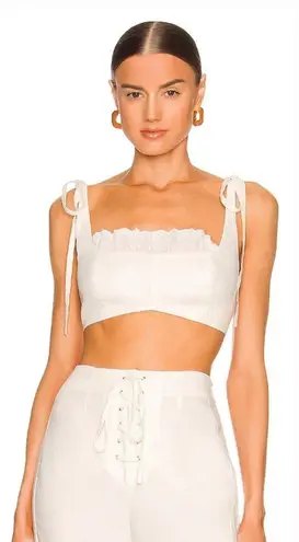 LPA Gina Corset Top in Ivory Small