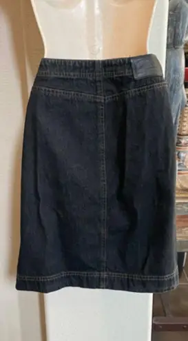 Ralph Lauren Like new dark denim  Jean Company denim skirt. Sz 4