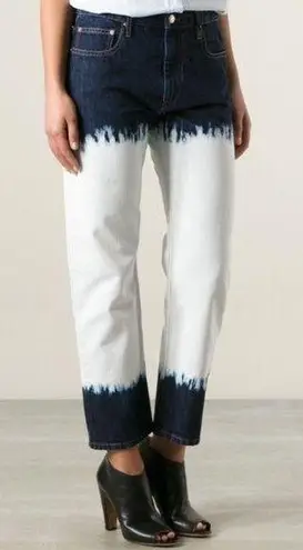 Isabel Marant Pradley Dip-Dye Cropped Jeans 38