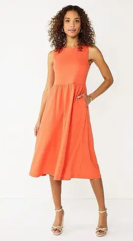 Draper James RSVP Sleeveless Midi Dress Size Large