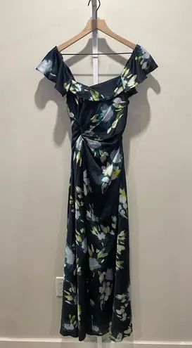 Tanya Taylor Luna Floral Gathered Maxi Dress Size 0