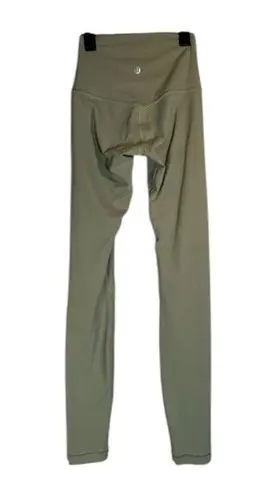 Lululemon Sage Green High Rise 25" Align Leggings NULU Women Sz 0