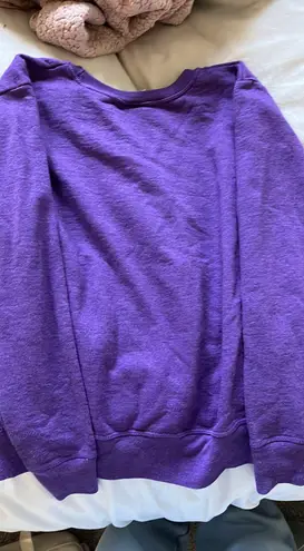 Hanes Purple Crew Neck