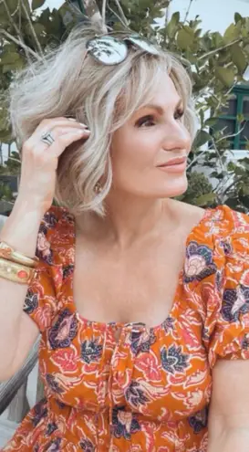 Cleobella NWT $218 Tropique Kalena Mini Scoop Neck Floral Dress w/ Pockets S