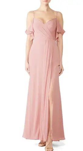 Watters Blush Aldridge Gown Pink Size 4