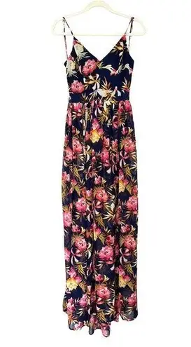 Miss Avenue Open Back Floral Maxi Dress