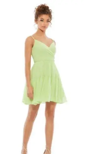 Mac Duggal 55424 Mint Green Short Dress sz 0