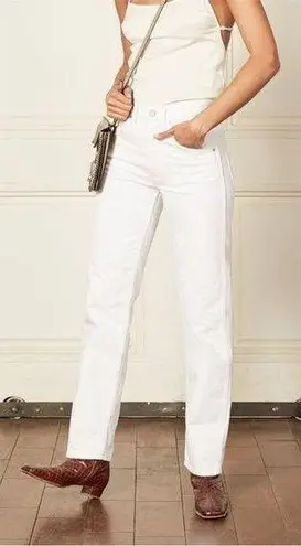 Boyish BY HER white Buttonfly denim jeans size 26 Bailey in Vertigo cut 0295