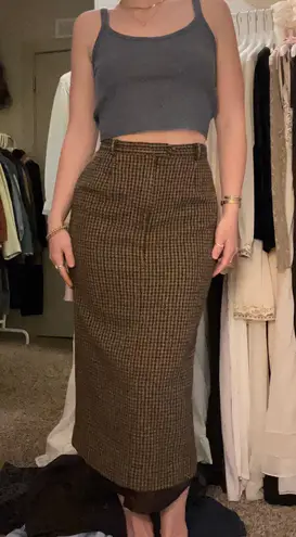 Ralph Lauren vintage checkered skirt