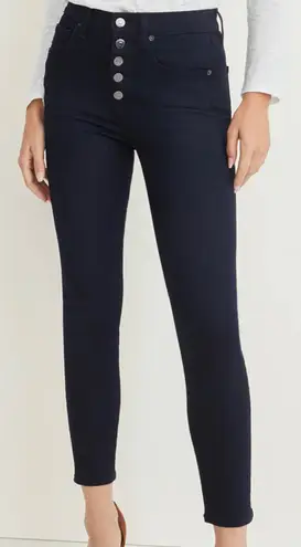 Veronica Beard Debbie Skinny Navy Blue Ankle Jean- Size 0