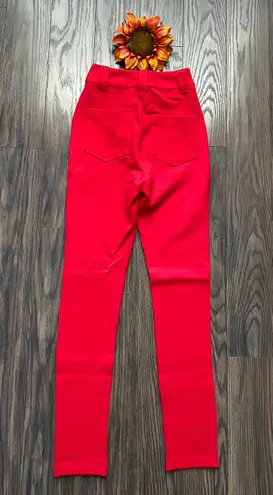 Unique Vintage NWT Red Cigarette Kitty Pants | X-SMALL |