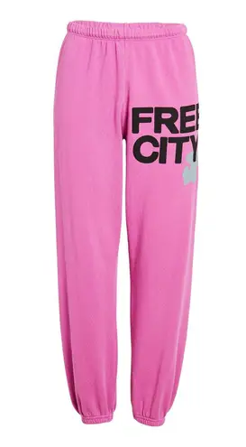 Free City pink/purple sweatpants!!