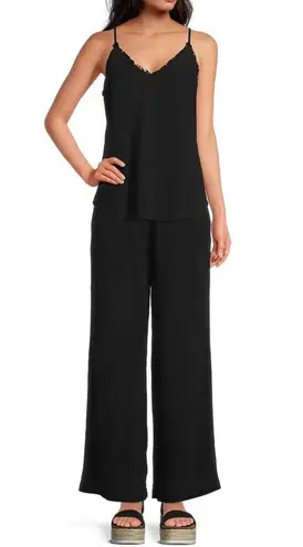 House of Harlow 1960 Smocked Waist Wide Leg Pull-On Pants