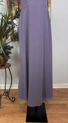 Bill Levkoff Maxi Gown 6 Purple Haze High Neck Bridesmaid Evening wear Formal - Image 2