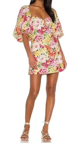 LPA Floral Babydoll Mini Dress