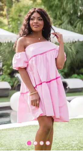 Pink Lily NWOT  Graceful Beauty Mini Dress