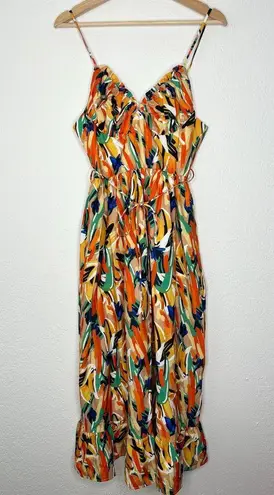 Commense Printed Cami Midi Dress S NWT