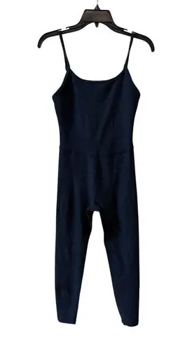 Beyond Yoga Spacedye Uplevel Midi Jumpsuit Color: Darkest Night small
