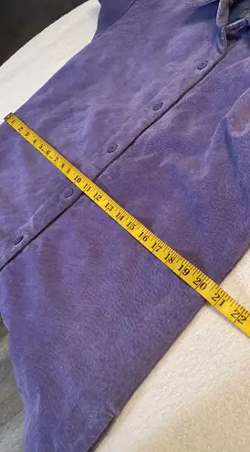 Jessica Holbrook leather jacket lavender size Med