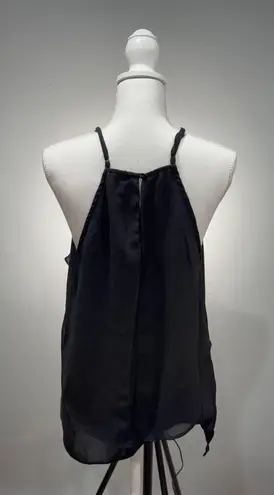 Shilla CLEARANCE! Black Ruffle Tiered Top Size L Like New